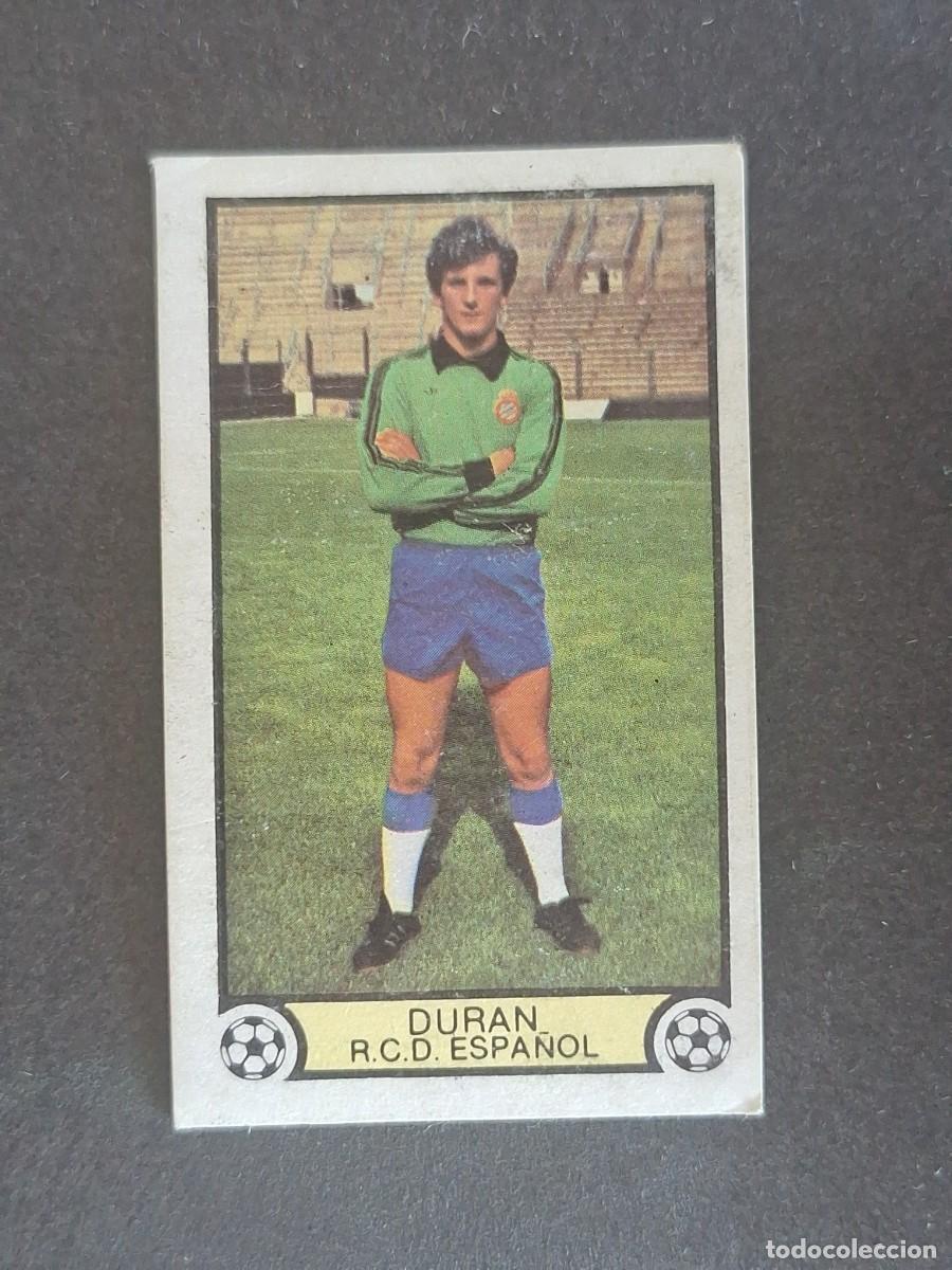 Cromos de f&uacute;tbol: L3 DURAN R. C. D. ESPA&Ntilde;OL LIGA ESTE 1979 1980 79 80 DESPEGADO RECUPERADO