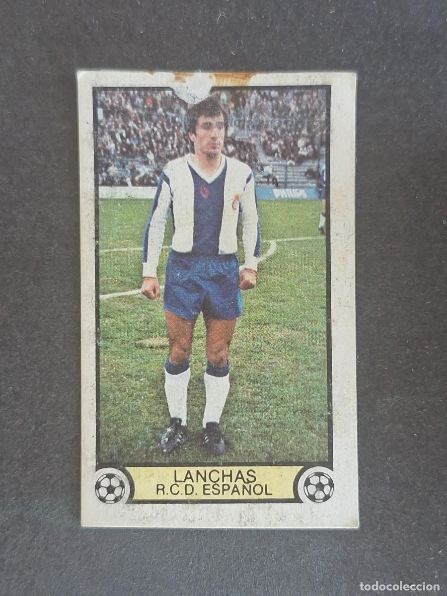 Cromos de f&uacute;tbol: L3 LANCHAS R. C. D. ESPA&Ntilde;OL LIGA ESTE 1979 1980 79 80 DESPEGADO RECUPERADO