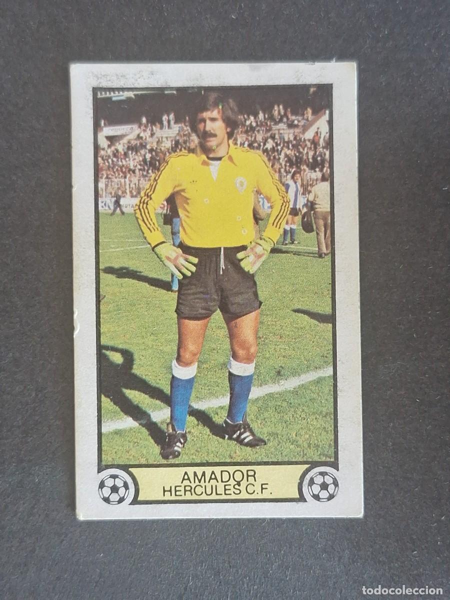 Cromos de f&uacute;tbol: L3 AMADOR HERCULES C. F. LIGA ESTE 1979 1980 79 80 DESPEGADO RECUPERADO