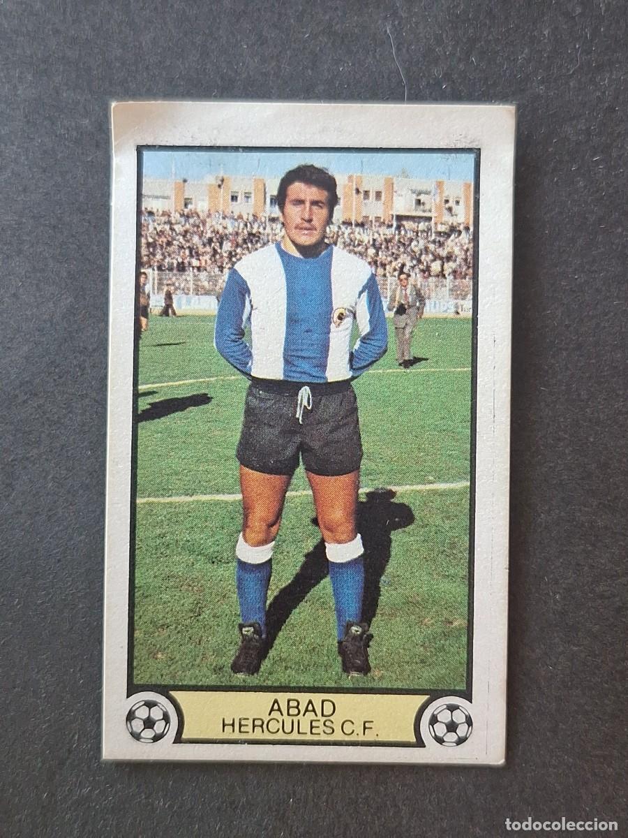 Cromos de f&uacute;tbol: L3 ABAD HERCULES C. F. LIGA ESTE 1979 1980 79 80 DESPEGADO RECUPERADO