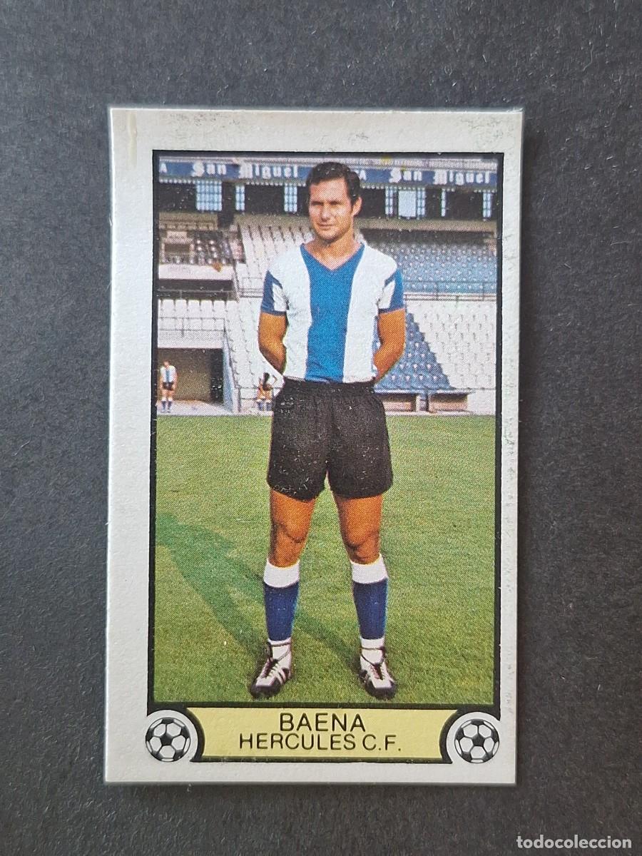 Cromos de f&uacute;tbol: L3 BAENA HERCULES C. F. LIGA ESTE 1979 1980 79 80 DESPEGADO RECUPERADO