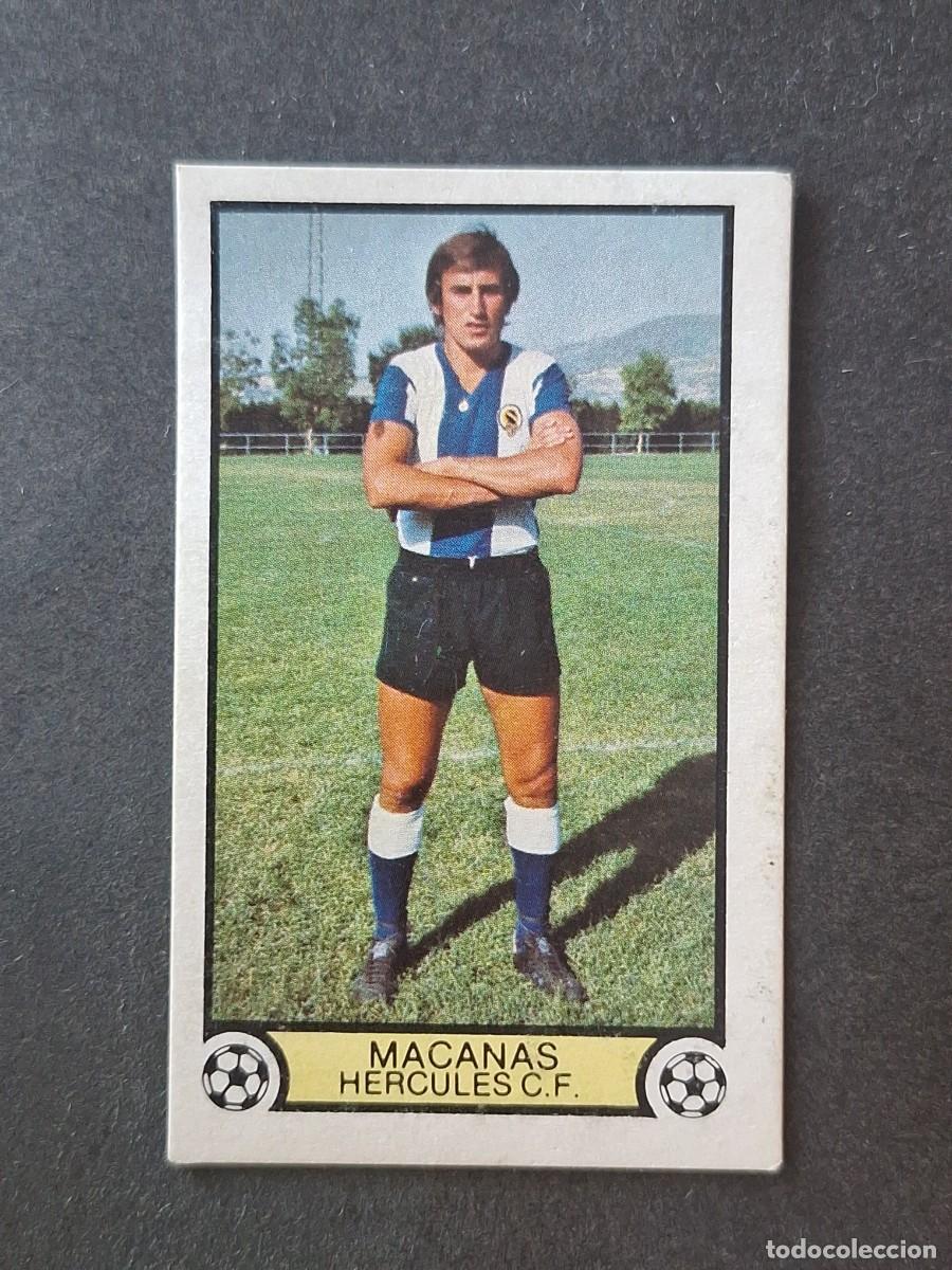 Cromos de f&uacute;tbol: L3 MACANAS HERCULES C. F. LIGA ESTE 1979 1980 79 80 DESPEGADO RECUPERADO