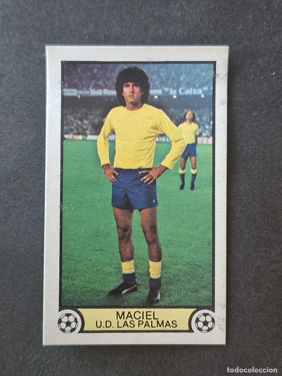 Cromos de f&uacute;tbol: L3 MACIEL U. D. LAS PALMAS LIGA ESTE 1979 1980 79 80 DESPEGADO RECUPERADO