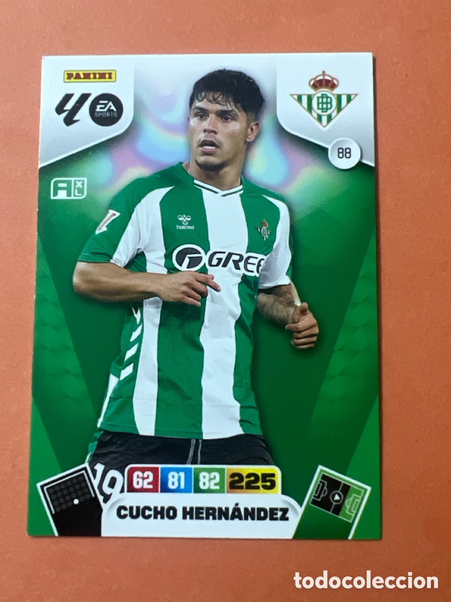 Cromos de f&uacute;tbol: E1348. CARD ADRENALYN XL PANINI 2025-2026 25 26 REGULAR CUCHO HERNANDEZ BETIS 88