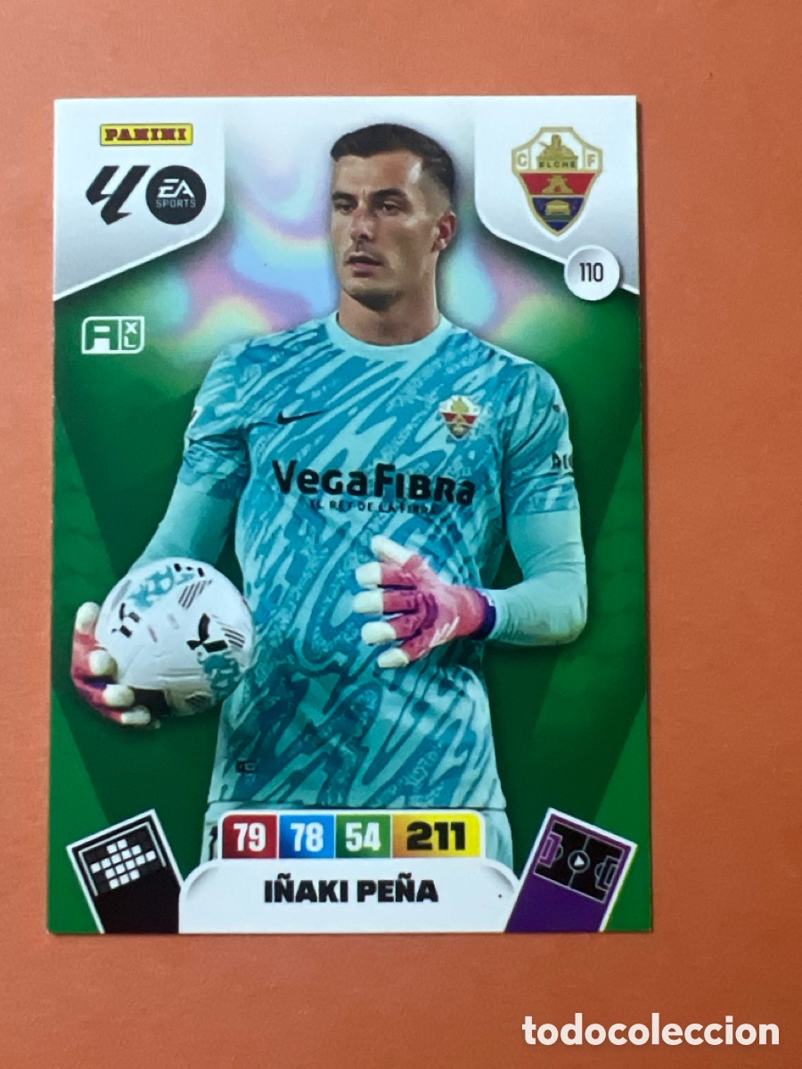 Cromos de f&uacute;tbol: E1357. N&ordm; 110 I&ntilde;aki Pe&ntilde;a Elche CF Adrenalyn XL 25 26