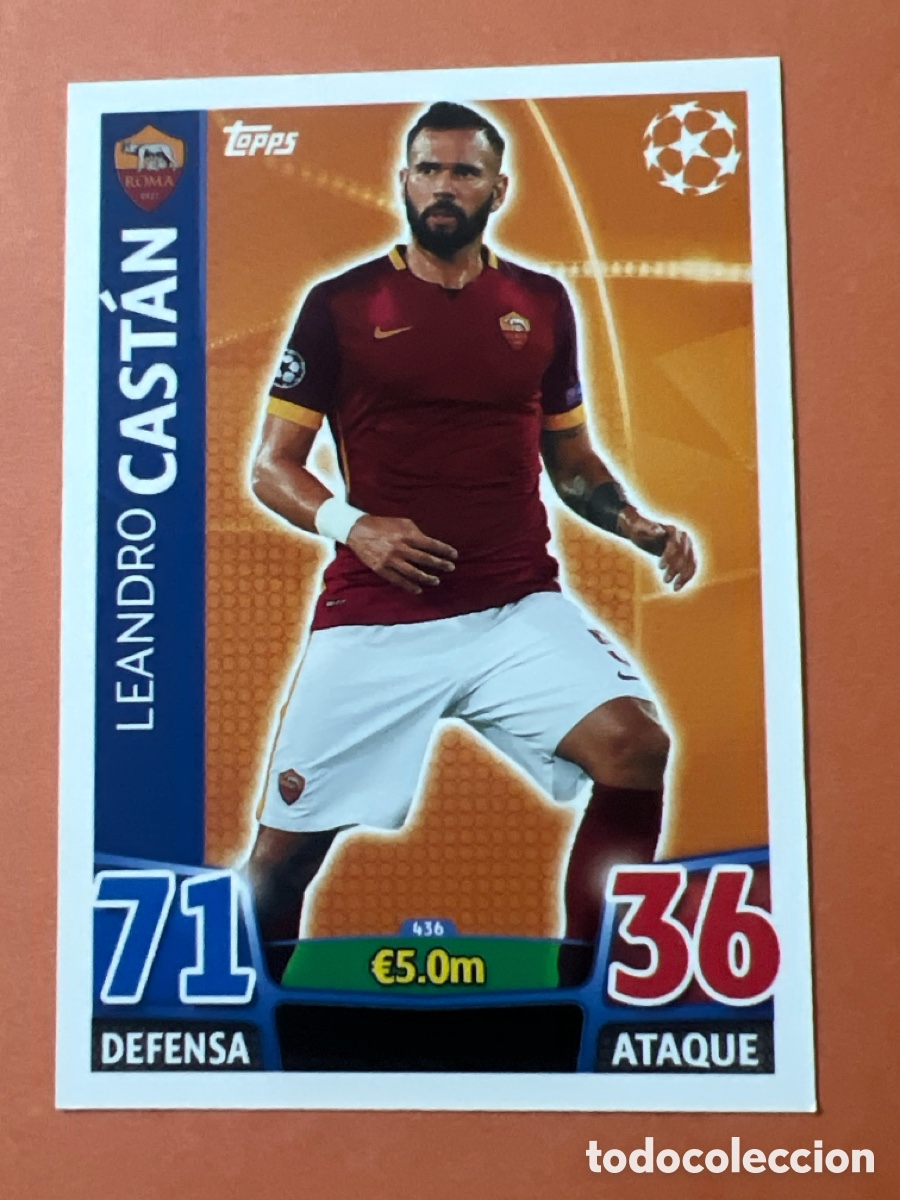 Cromos de f&uacute;tbol: E1366. 436 EDICION POLONIA CAST&Aacute;N ROMA TOPPS CHAMPIONS LEAGUE 2015 2016 15 16