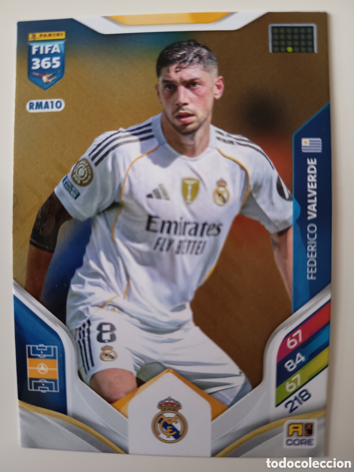 Cromos de f&uacute;tbol: RMA10 Federico Valverde adrenalyn FIFA 365 2025-2026