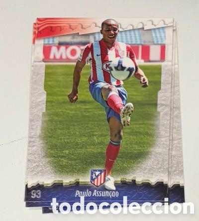 Cromos de f&uacute;tbol: 93 PAULO ASSUNCAO ATLETICO DE MADRID Mundicromo Las Fichas de la Liga 2008-2009