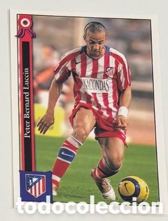 Cromos de f&uacute;tbol: LUCCIN ATLETICO MADRID Fichas de la Liga 2005-2006 Mundicromo