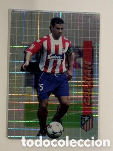 Cromos de f&uacute;tbol: AGUILERA CAPITAN FICHAS DE LA LIGA MUNDICROMO 2003 2004 ATLETICO DE MADRID
