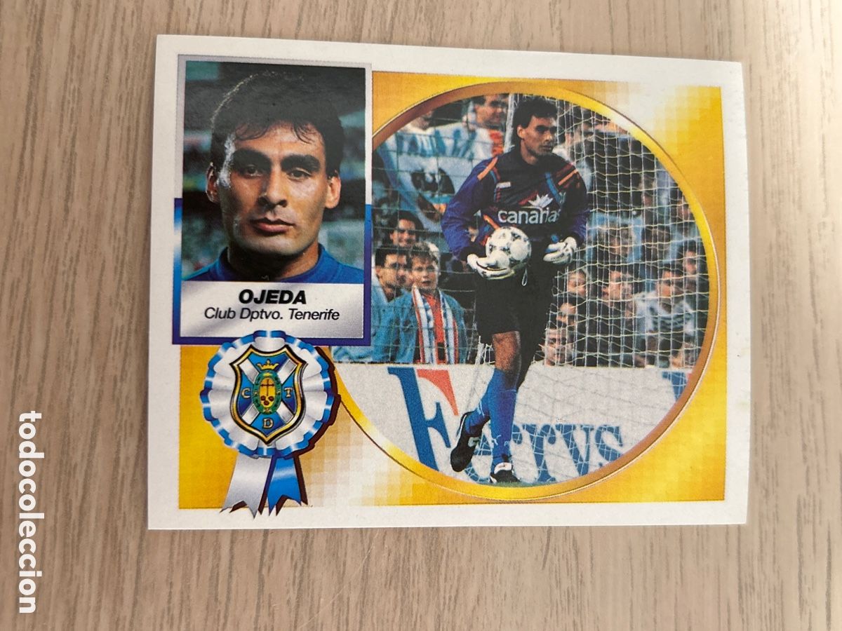 Cromos de f&uacute;tbol: OJEDA TENERIFE COLOCA LIGA ESTE 1994 1995 94 95 NUNCA PEGADO SIN PEGAR