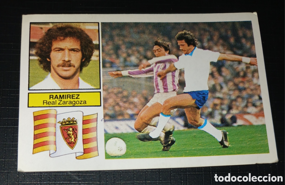 Cromos de f&uacute;tbol: Cromo Alta N&Uacute;MERO 14 &Uacute;LTIMOS FICHAJES Ramirez - Real Zaragoza - Liga 82 83 / 1982 1983 - Ed. Este