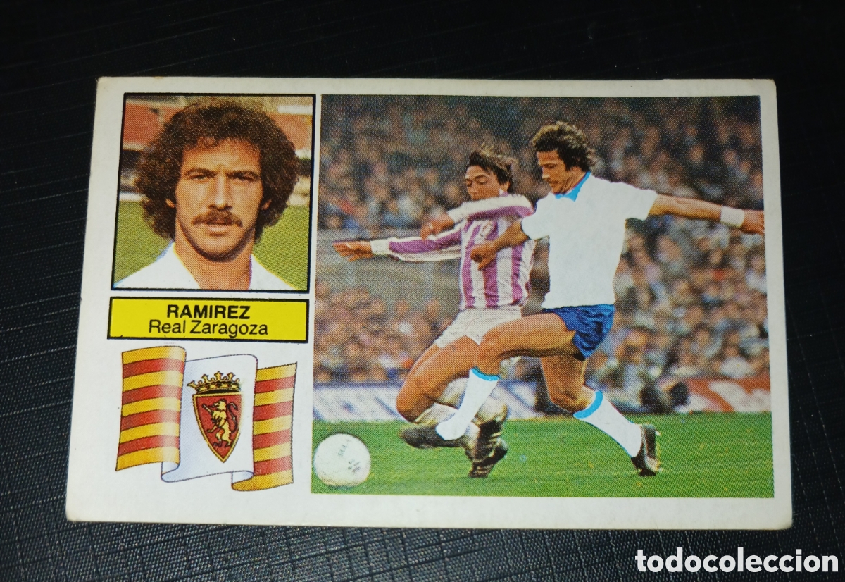 Cromos de f&uacute;tbol: Cromo Alta N&Uacute;MERO 14 &Uacute;LTIMOS FICHAJES Ramirez - Real Zaragoza - Liga 82 83 / 1982 1983 - Ed. Este