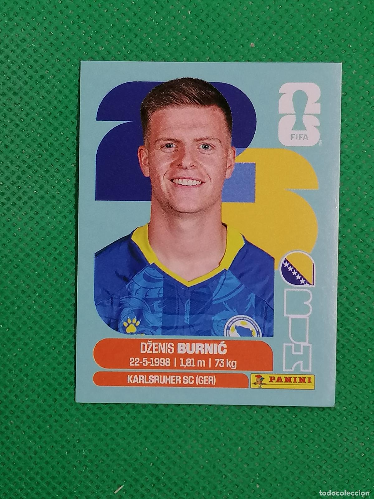 Fu&szlig;ball-Sticker: BIH 14 BIH14 DZENIS BURNIC BOSNIA HERZEGOVINA ⚽ PANINI FIFA MUNDIAL WORLD CUP 26 2026 STICKER ⚽