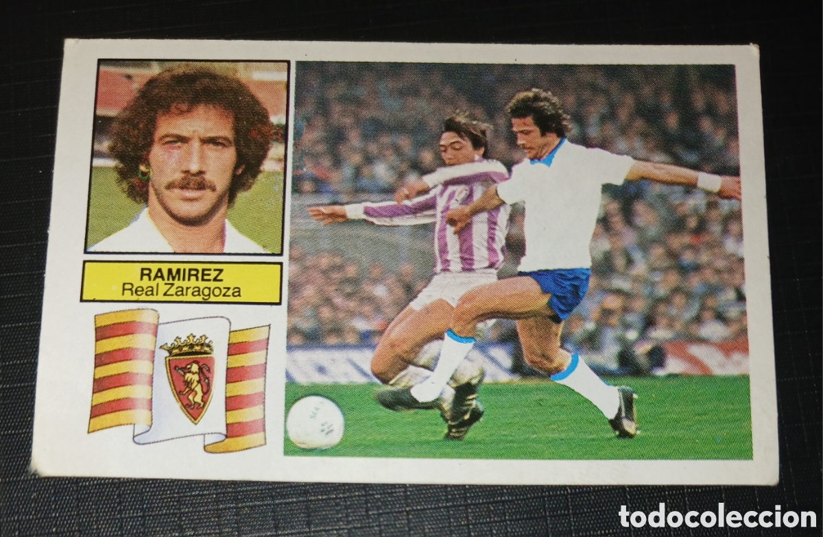 Cromos de f&uacute;tbol: Cromo Alta N&Uacute;MERO 14 &Uacute;LTIMOS FICHAJES Ramirez - Real Zaragoza - Liga 82 83 / 1982 1983 - Ed. Este