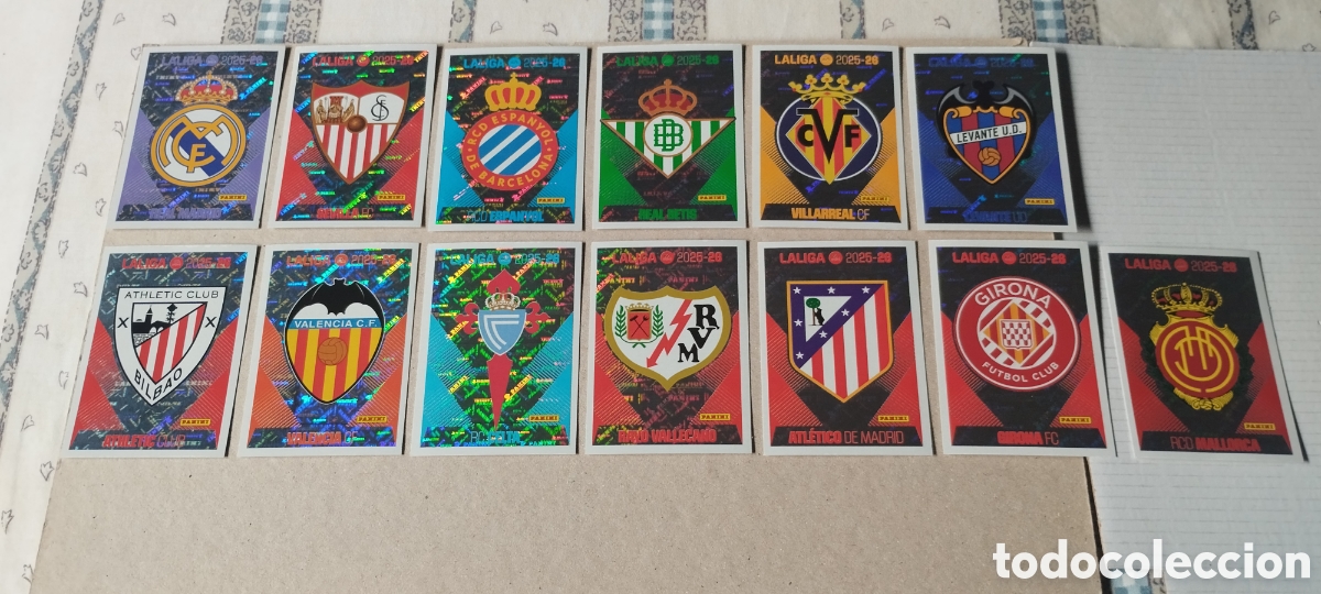 Cromos de f&uacute;tbol: Cromos Panini Escudos - Foto 2