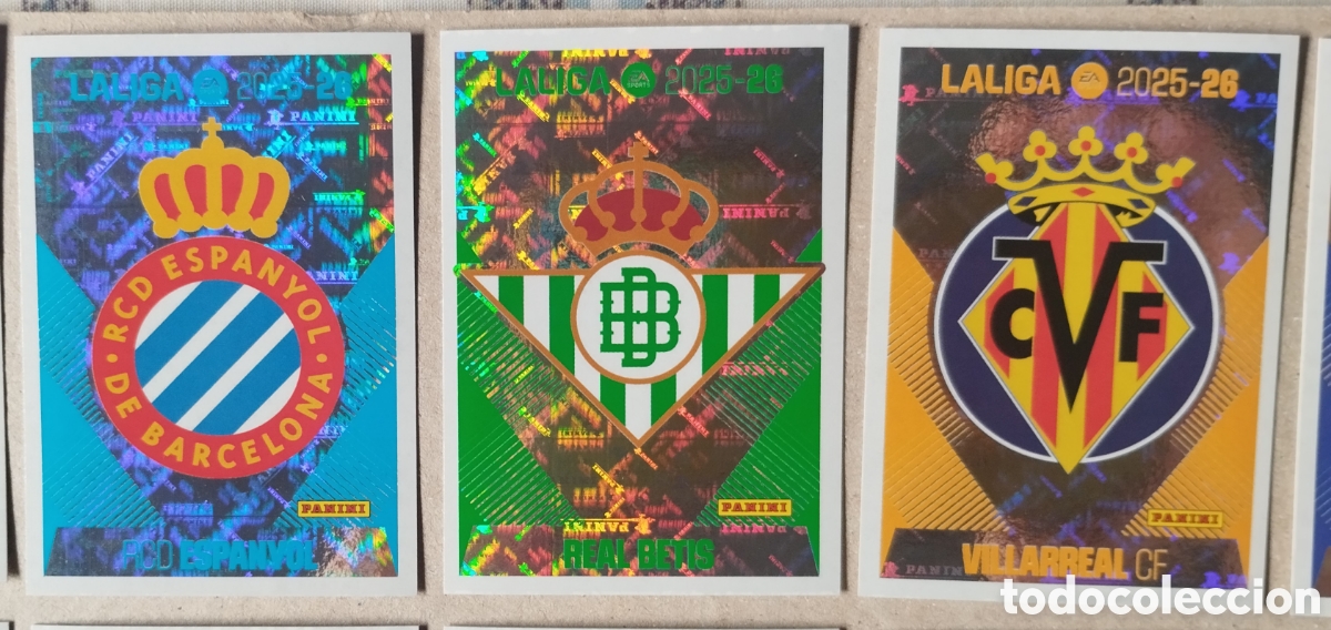 Cromos de f&uacute;tbol: Cromos Panini Escudos - Foto 4