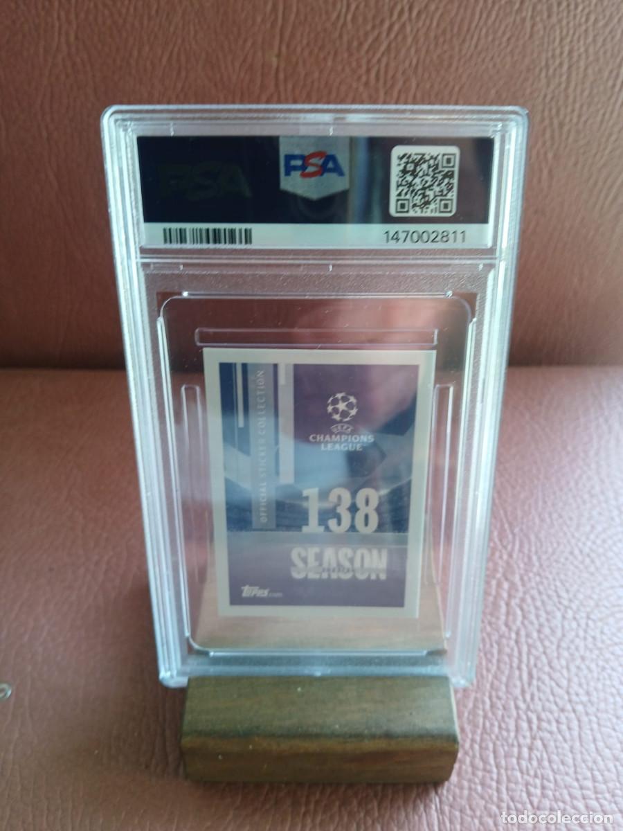 Cromos de f&uacute;tbol: 23-24 TOPPS UCL STICKERS. LAMINE YAMAL ROOKIE PSA8