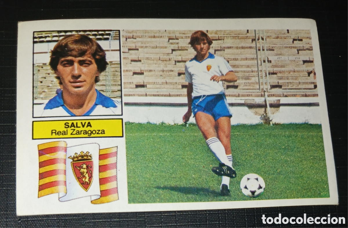 Cromos de f&uacute;tbol: Cromo Alta N&Uacute;MERO 22 &Uacute;LTIMOS FICHAJES Salva - Real Zaragoza - Liga 82 83 / 1982 1983 - Ed. Este