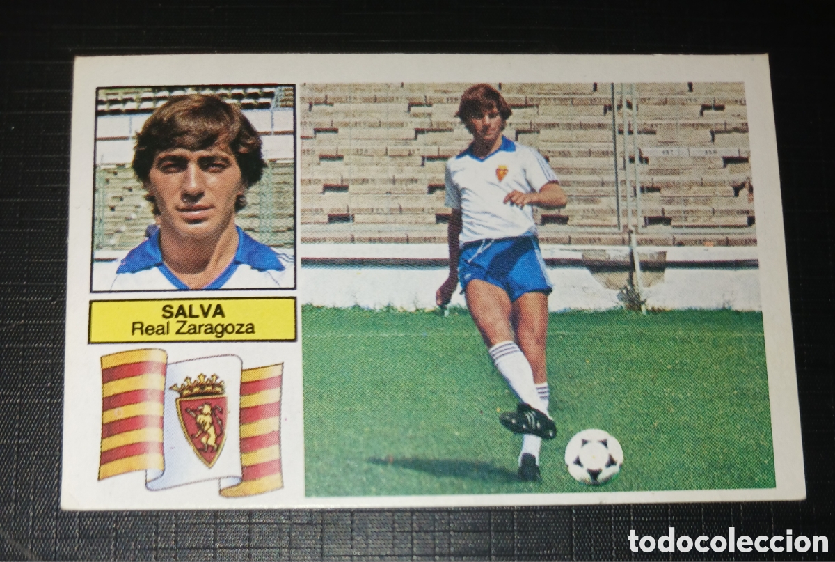 Cromos de f&uacute;tbol: Cromo Alta N&Uacute;MERO 22 &Uacute;LTIMOS FICHAJES Salva - Real Zaragoza - Liga 82 83 / 1982 1983 - Ed. Este