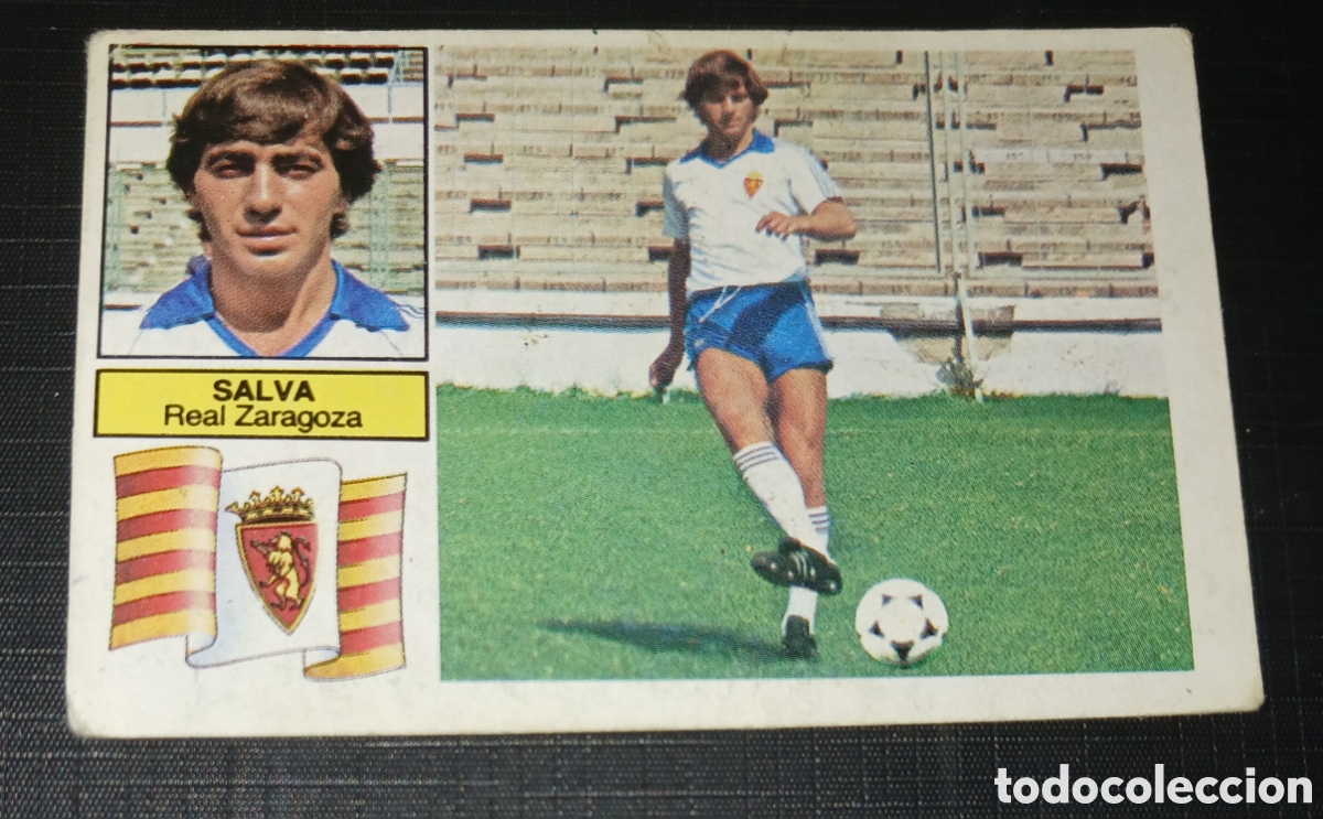 Cromos de f&uacute;tbol: Cromo Alta N&Uacute;MERO 22 &Uacute;LTIMOS FICHAJES Salva - Real Zaragoza - Liga 82 83 / 1982 1983 - Ed. Este