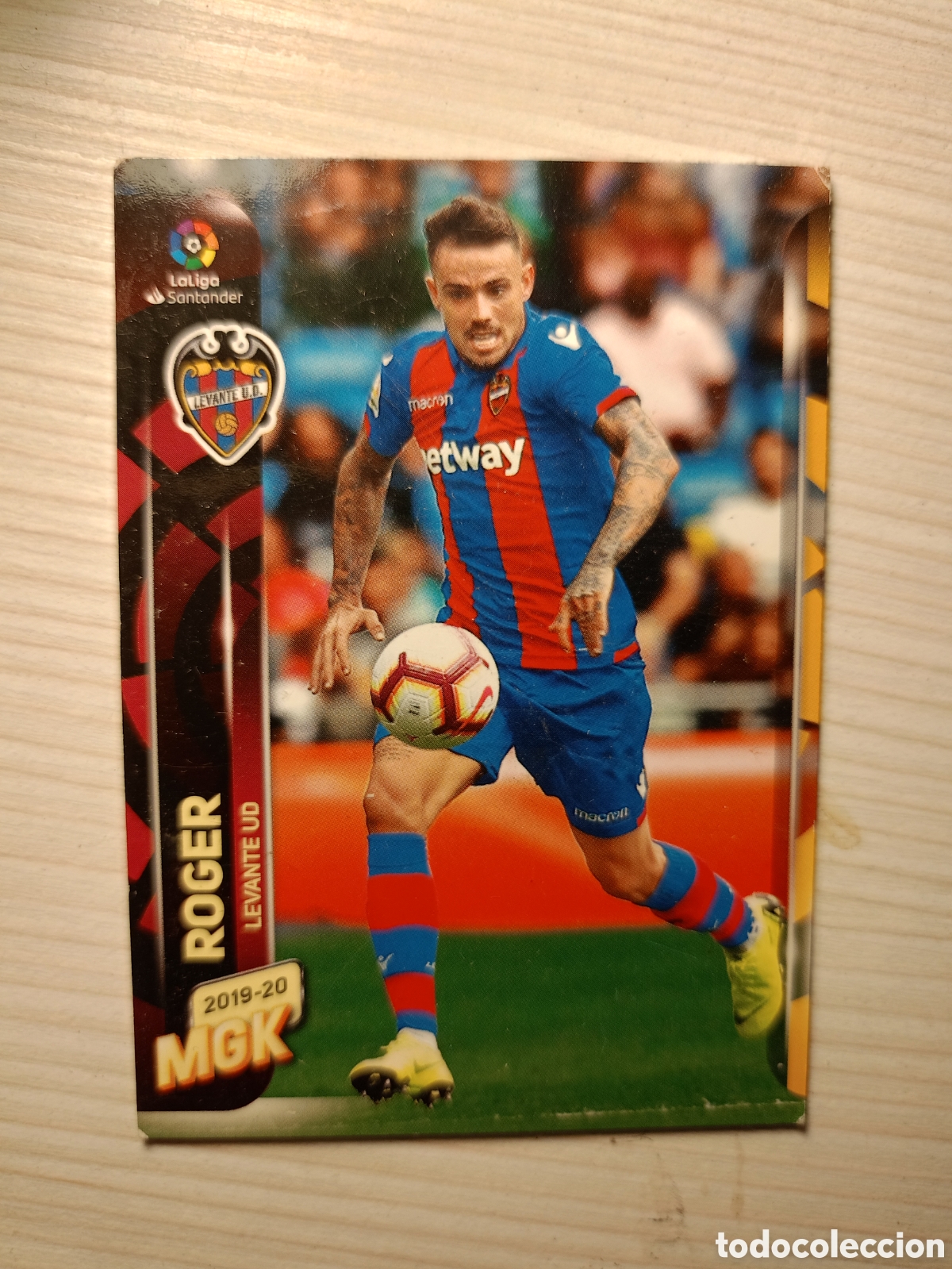 Cromos de f&uacute;tbol: MEGACRACKS 2019 2020 19/20 ROGER 214 , LEVANTE U.D