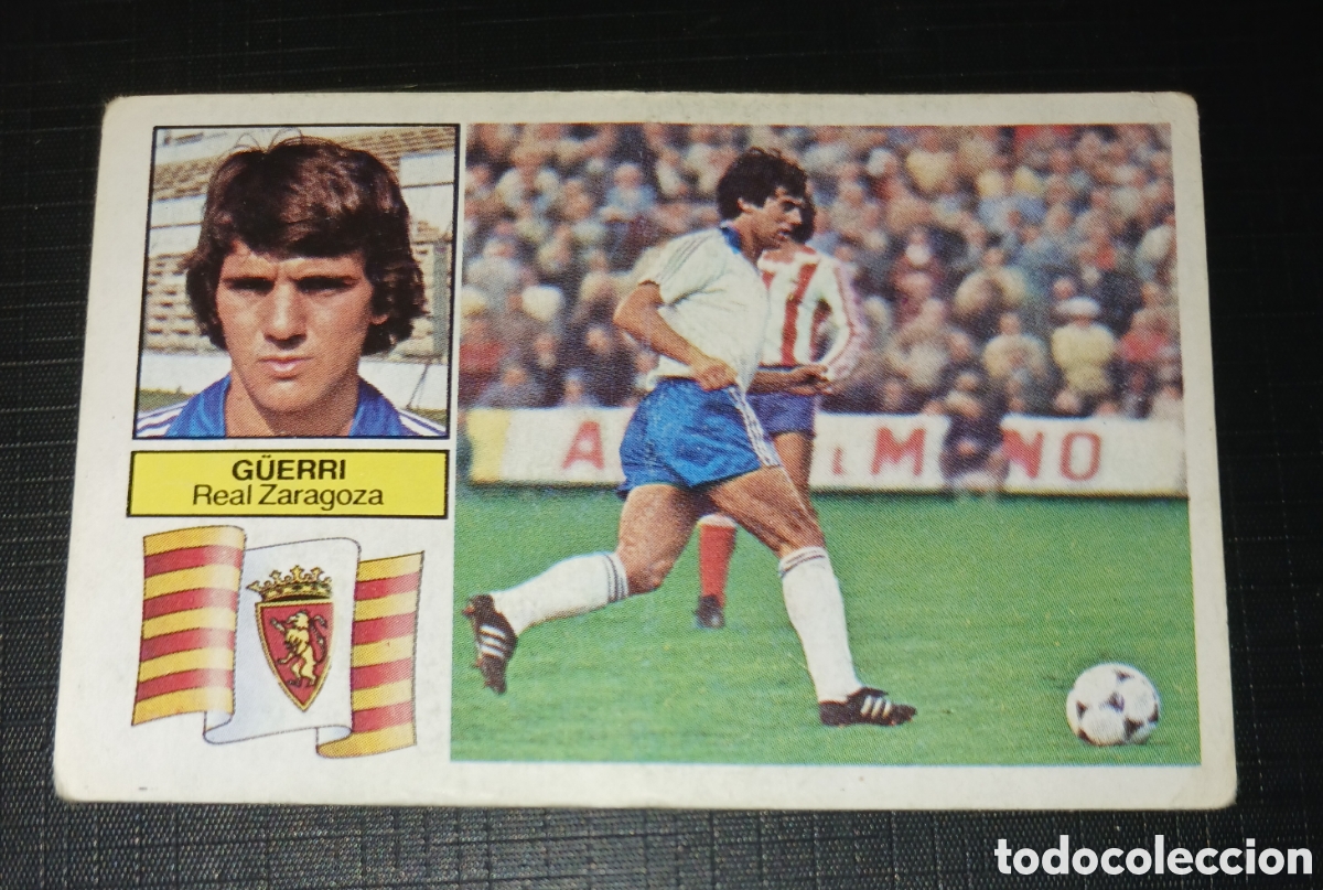 Cromos de f&uacute;tbol: Cromo G&uuml;erri - Real Zaragoza - Liga 82 83 / 1982 1983 - Ed. Este