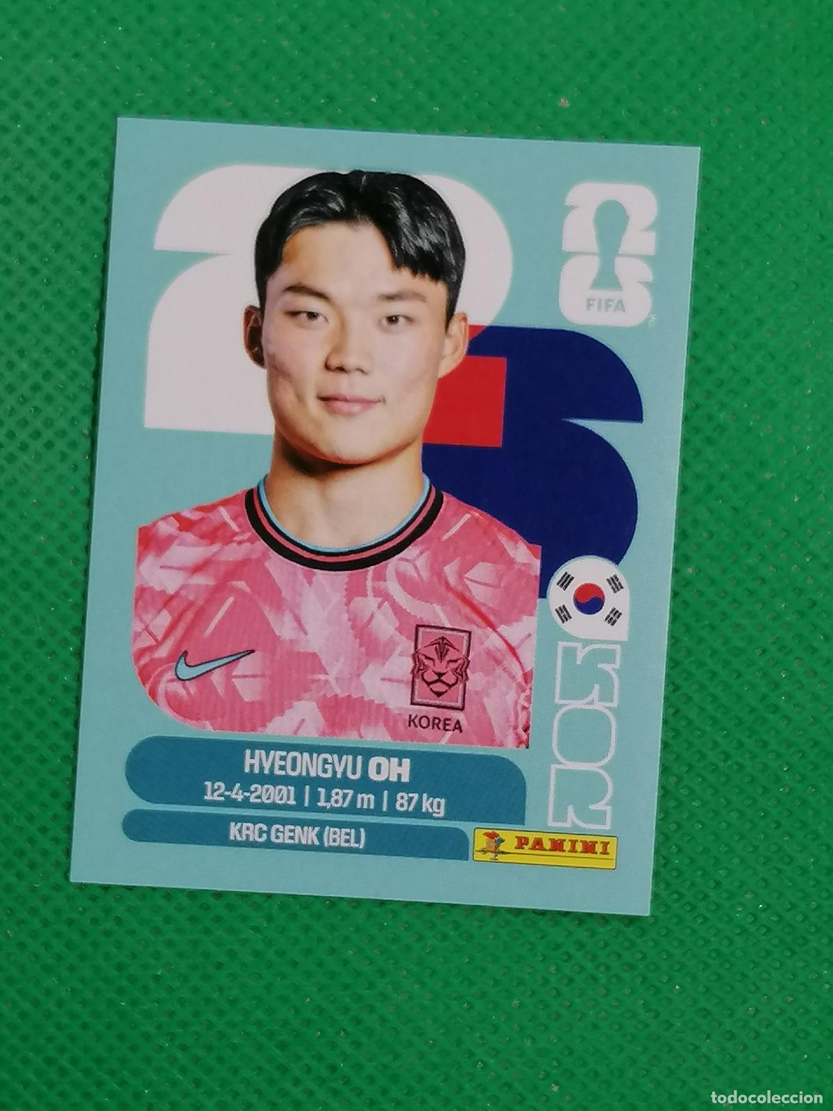 Football Stickers: KOR 20 KOR20 HYEONGYU OH KOREA ⚽ PANINI FIFA MUNDIAL WORLD CUP 26 2026 STICKER ⚽