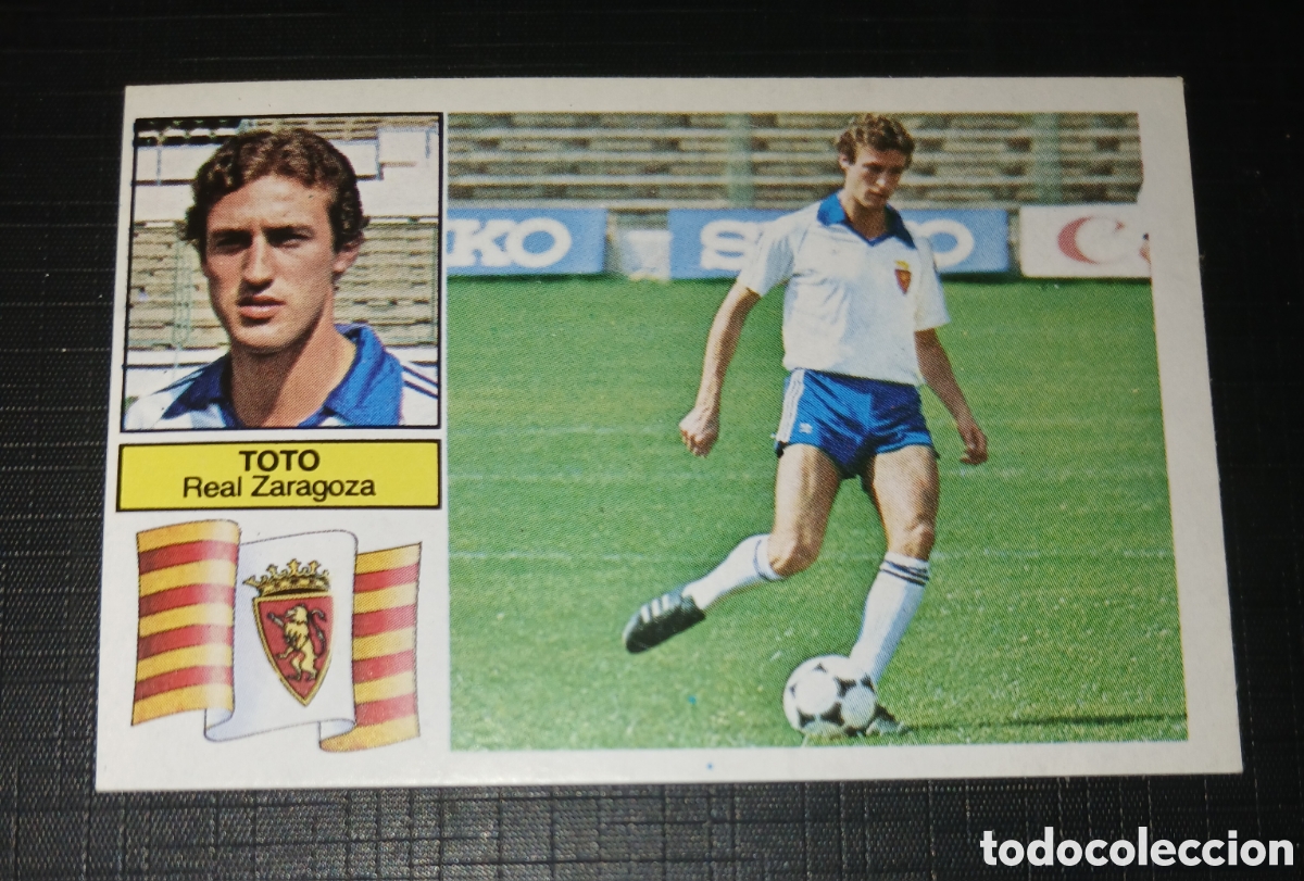 Cromos de f&uacute;tbol: Cromo Alta N&Uacute;MERO 17 &Uacute;LTIMOS FICHAJES Toto - Real Zaragoza - Liga 82 83 / 1982 1983 - Ed. Este