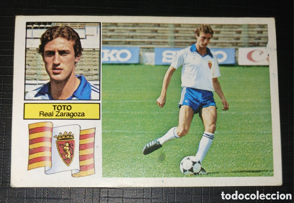 Cromos de f&uacute;tbol: Cromo Alta N&Uacute;MERO 17 &Uacute;LTIMOS FICHAJES Toto - Real Zaragoza - Liga 82 83 / 1982 1983 - Ed. Este