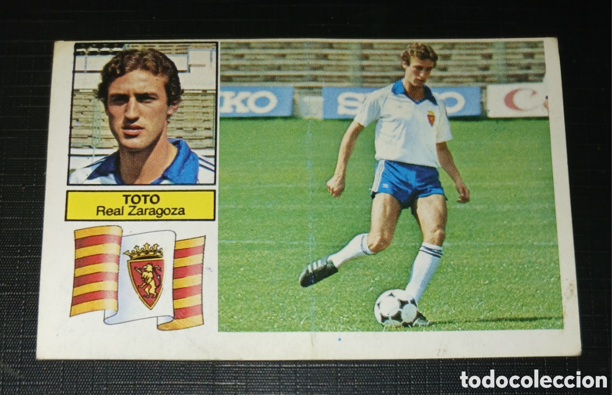 Cromos de f&uacute;tbol: Cromo Alta N&Uacute;MERO 17 &Uacute;LTIMOS FICHAJES Toto - Real Zaragoza - Liga 82 83 / 1982 1983 - Ed. Este