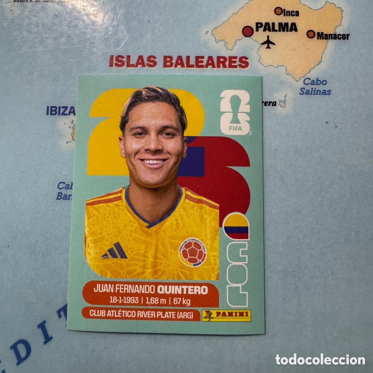 Figurine di Calcio: Colombia n&uacute;mero 15 cromo panini Mundial Fifa World Cup 2026
