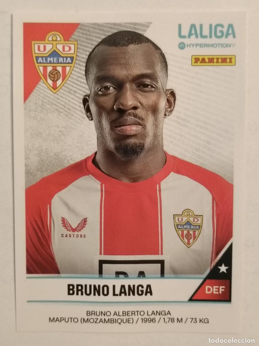 Cromos de f&uacute;tbol: #26B BRUNO LANGA (U.D. ALMERIA) LIGA HYPERMOTION 24/25 PANINI