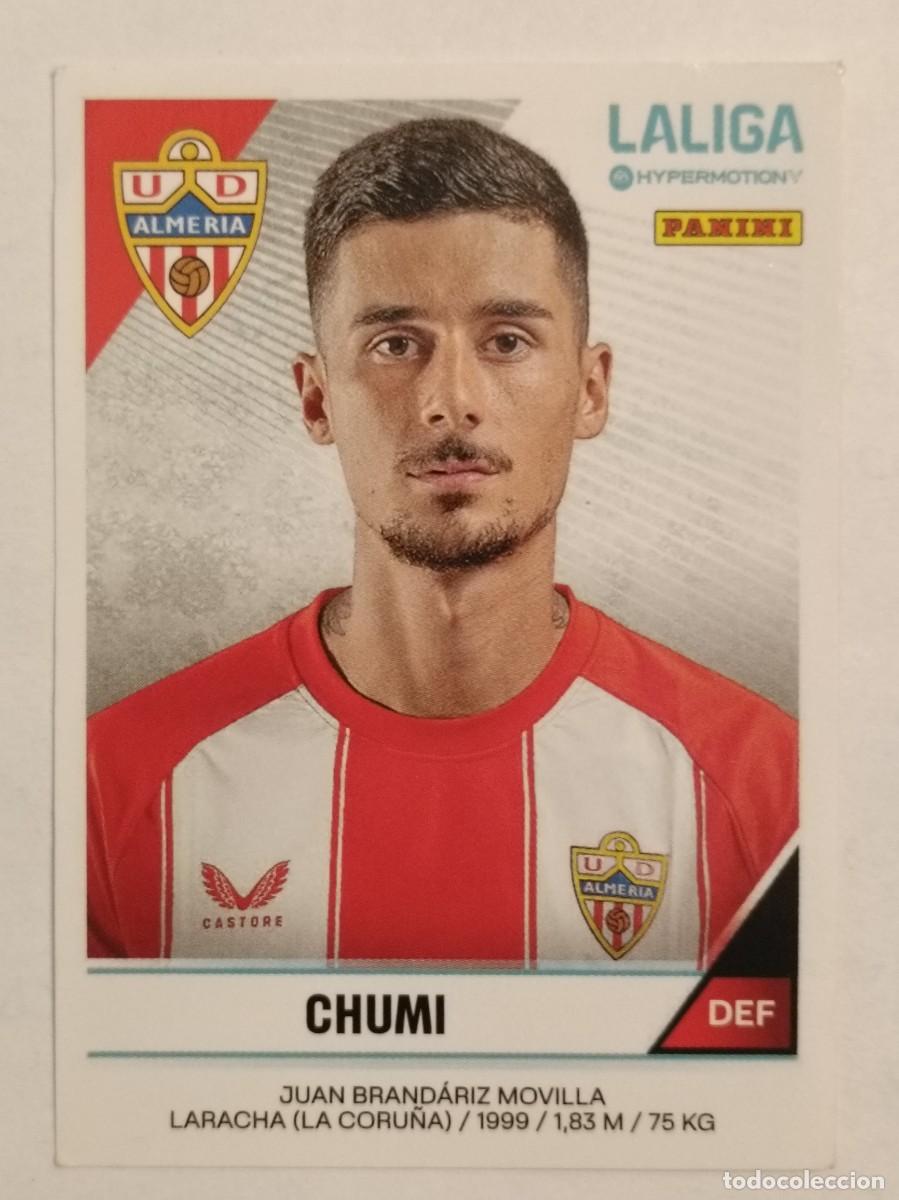 Cromos de f&uacute;tbol: #29 CHUMI (U.D. ALMERIA) LIGA HYPERMOTION 24/25 PANINI
