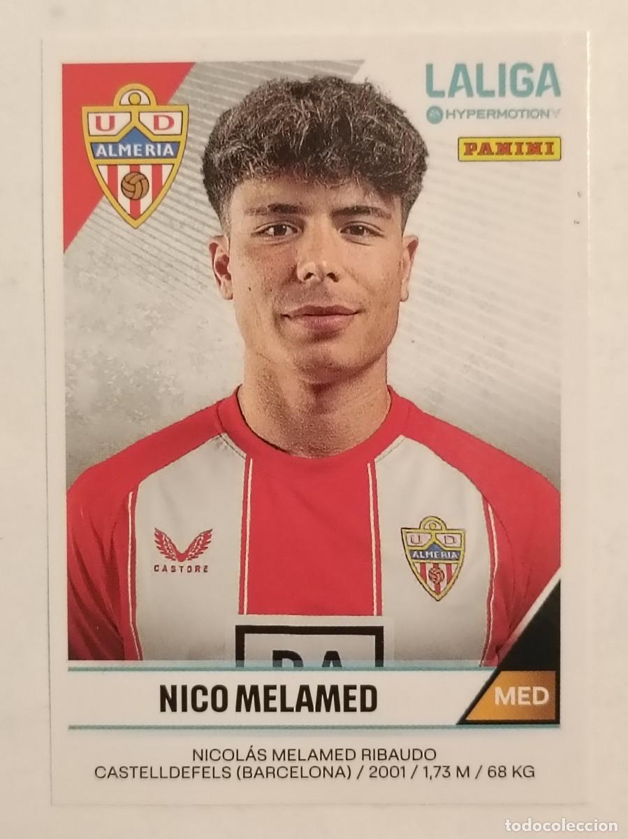 Cromos de f&uacute;tbol: #36 NICO MELAMED (U.D. ALMERIA) LIGA HYPERMOTION 24/25 PANINI