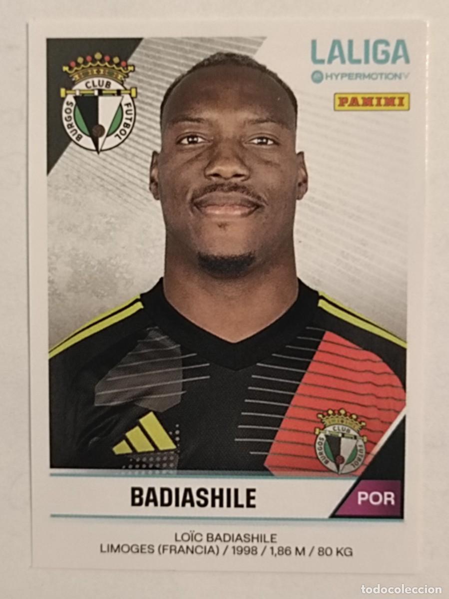 Cromos de f&uacute;tbol: #43 BADIASHILE (BURGOS C.F.) LIGA HYPERMOTION 24/25 PANINI