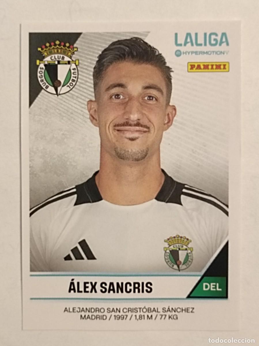Cromos de f&uacute;tbol: #54 ALEX SANCRIS (BURGOS C.F.) LIGA HYPERMOTION 24/25 PANINI