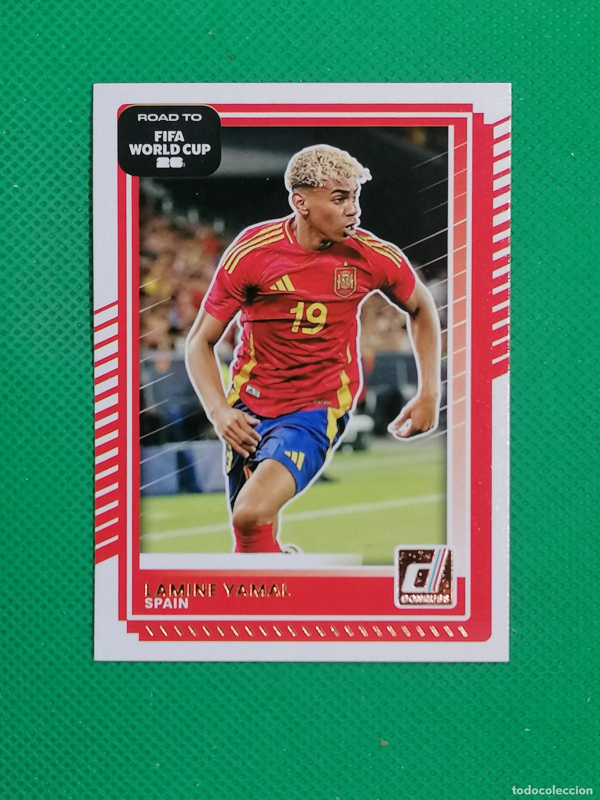 Cromos de f&uacute;tbol: 10 LAMINE YAMAL SPAIN ⚽ PANINI DONRUSS ROAD TO WORLD CUP 25 26 2025 2026 ⚽