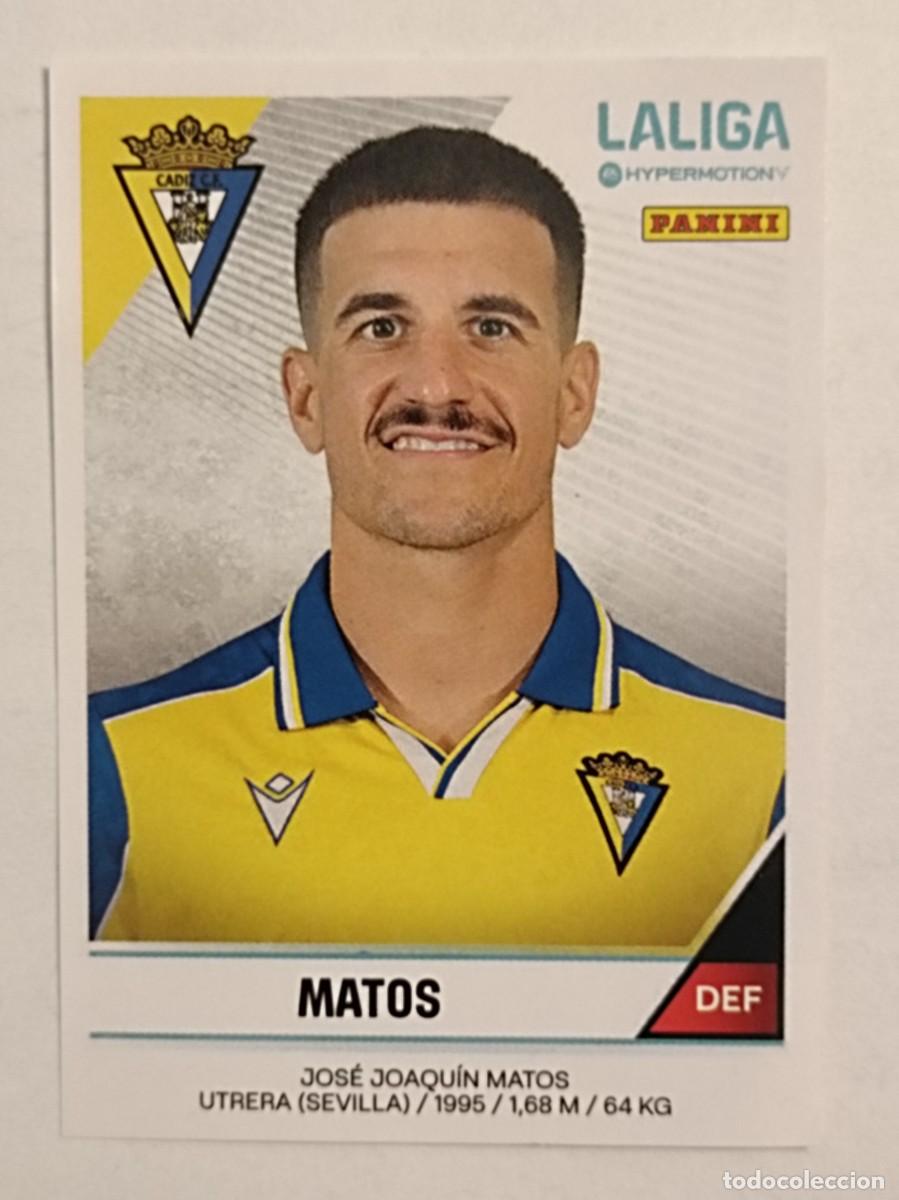Cromos de f&uacute;tbol: #68 MATOS (CADIZ C.F.) LIGA HYPERMOTION 24/25 PANINI