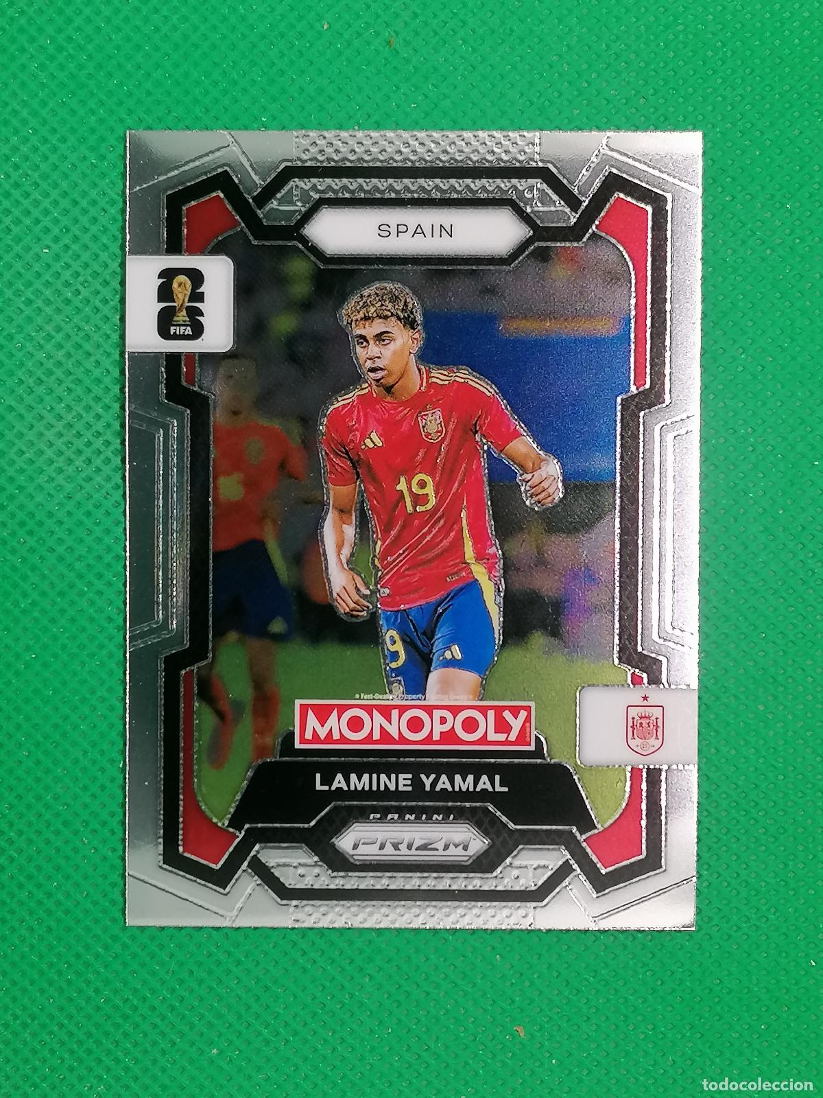 Cromos de f&uacute;tbol: 41 LAMINE YAMAL ESPA&Ntilde;A SPAIN BASE ⚽ PANINI PRIZM MONOPOLY FIFA WORLD CUP 26 2026 ⚽