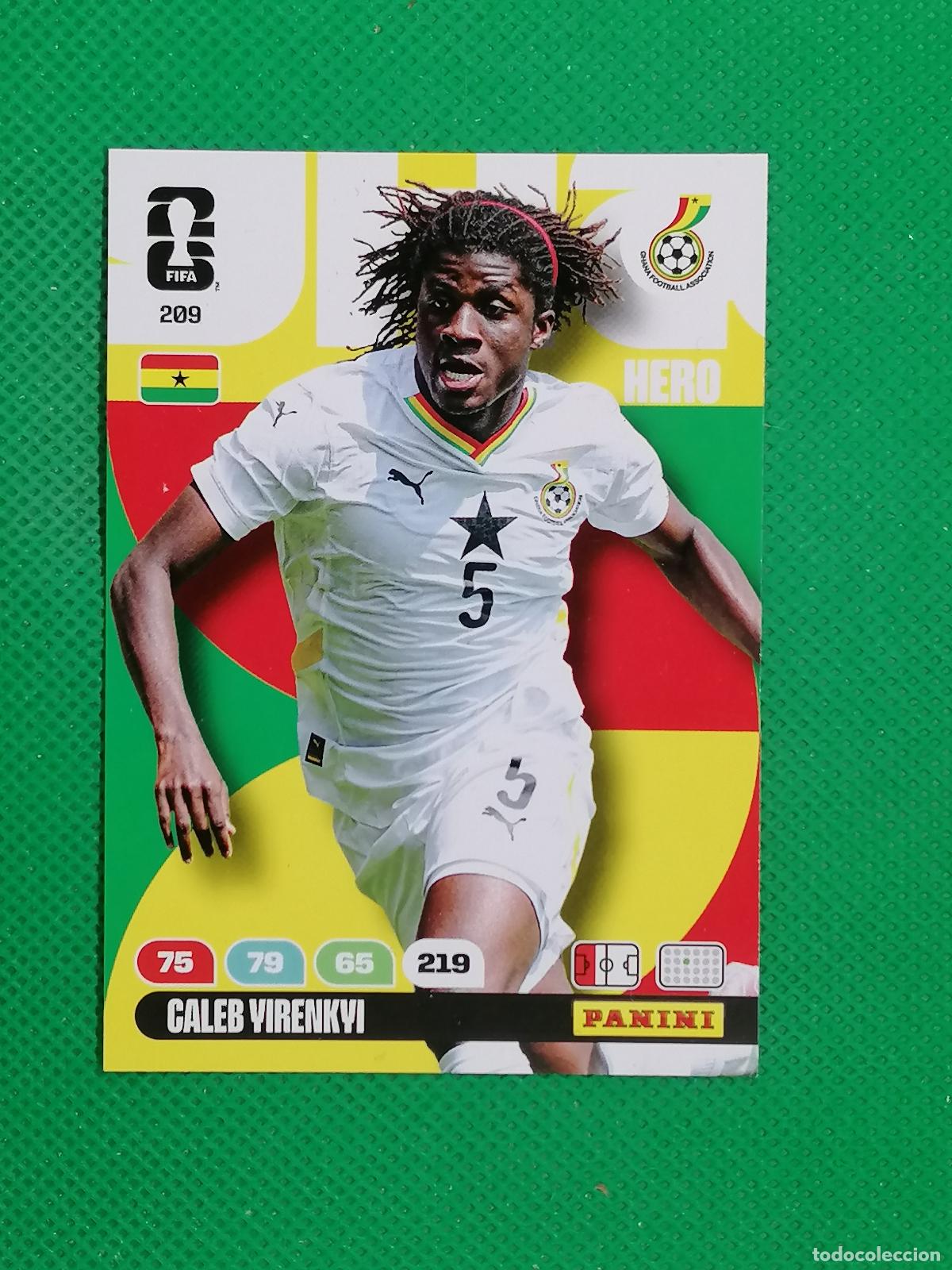 Cromos de f&uacute;tbol: 209 CALEB YIRENKYI GHANA HERO ⚽ PANINI ADRENALYN FIFA WORLD CUP 26 2026 ⚽