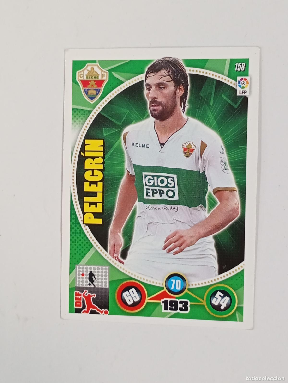 Cromos de f&uacute;tbol: CROMO TARJETA ADRENALYN. LIGA 2014-15. PELEGR&Iacute;N. ELCHE. TDKP29Y