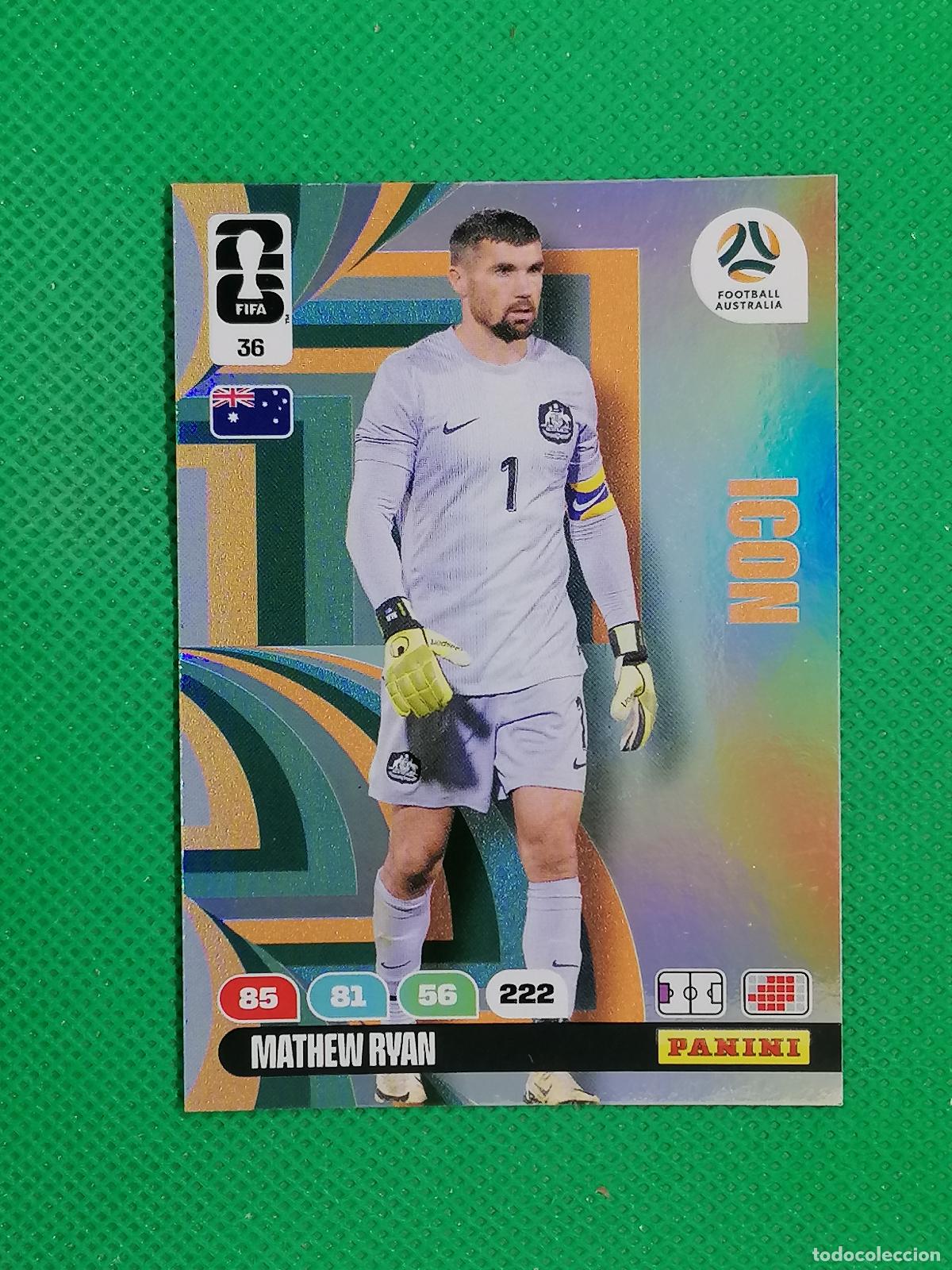 Cromos de f&uacute;tbol: 36 MATHEW RYAN AUSTRALIA ICON ⚽ PANINI ADRENALYN FIFA WORLD CUP 26 2026 ⚽