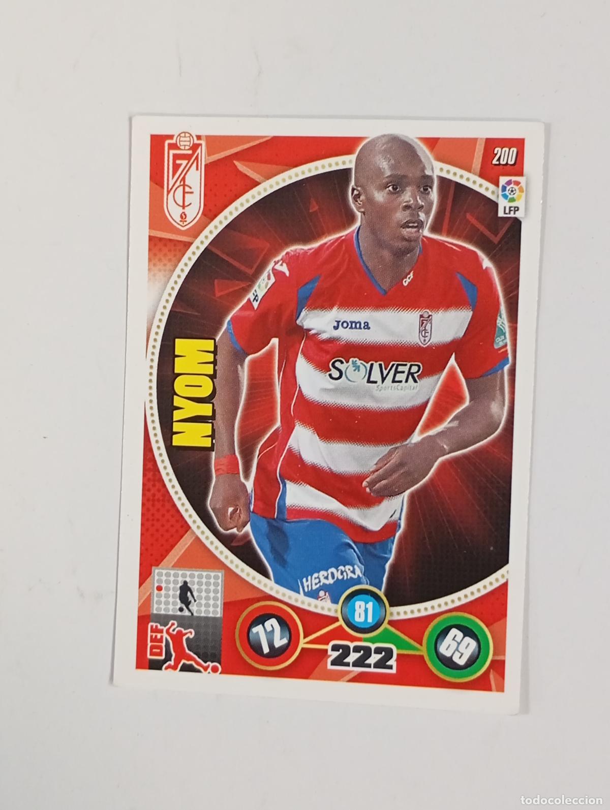 Cromos de f&uacute;tbol: CROMO TARJETA ADRENALYN. LIGA 2014-15. NYOM. GRANADA. TDKP29Y