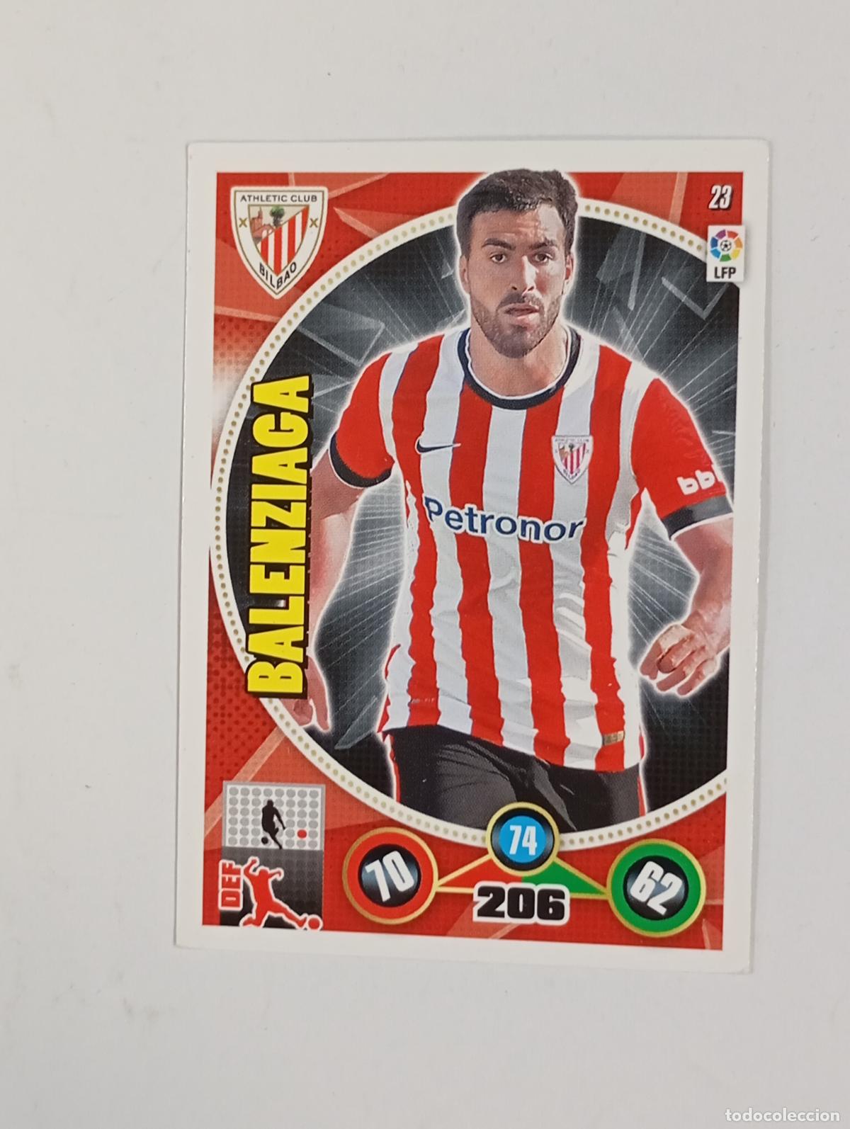 Cromos de f&uacute;tbol: CROMO TARJETA ADRENALYN. LIGA 2014-15. BALENZIAGA. ATHLETIC. TDKP29Y
