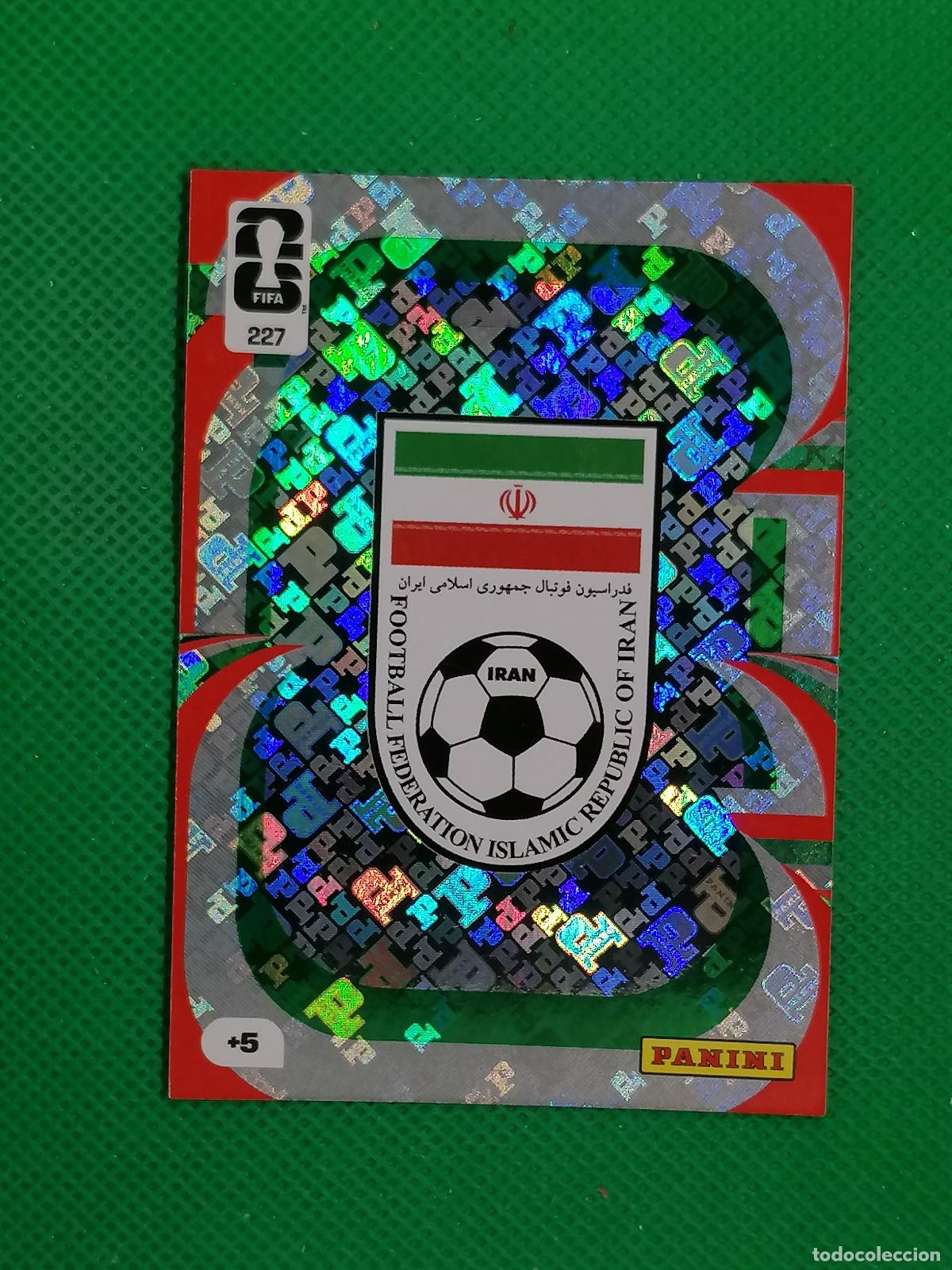 Cromos de f&uacute;tbol: 227 ESCUDO IRAN TEAM CREST ⚽ PANINI ADRENALYN FIFA WORLD CUP 26 2026 ⚽