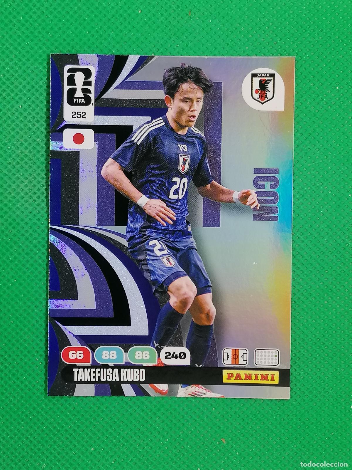 Cromos de f&uacute;tbol: 252 TAKEFUSA CUBO JAPON ICON ⚽ PANINI ADRENALYN FIFA WORLD CUP 26 2026 ⚽