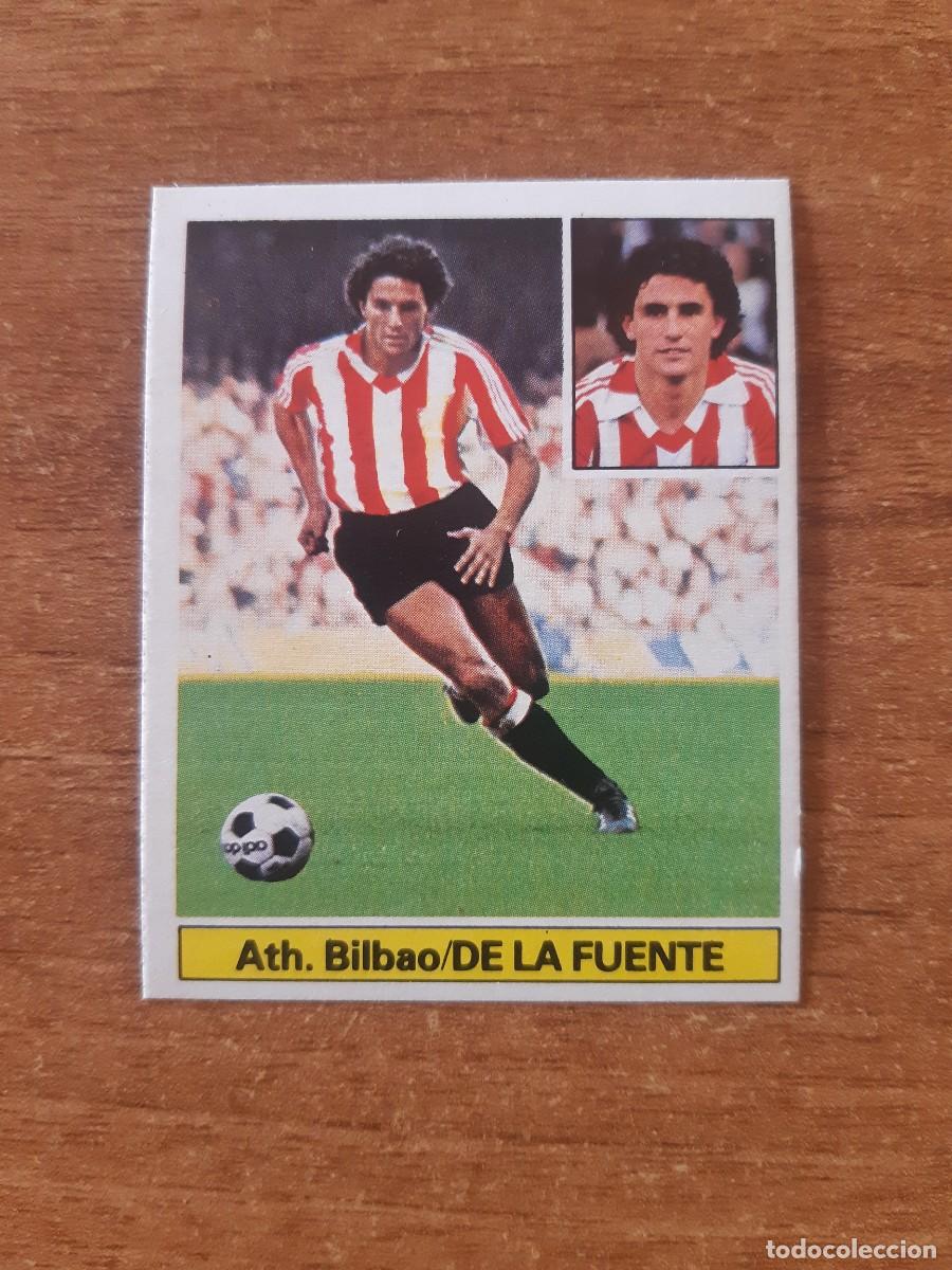 Cromos de f&uacute;tbol: De La Fuente (Athletic Bilbao) Liga 81-82 ESTE. Nunca pegado, sin pegar
