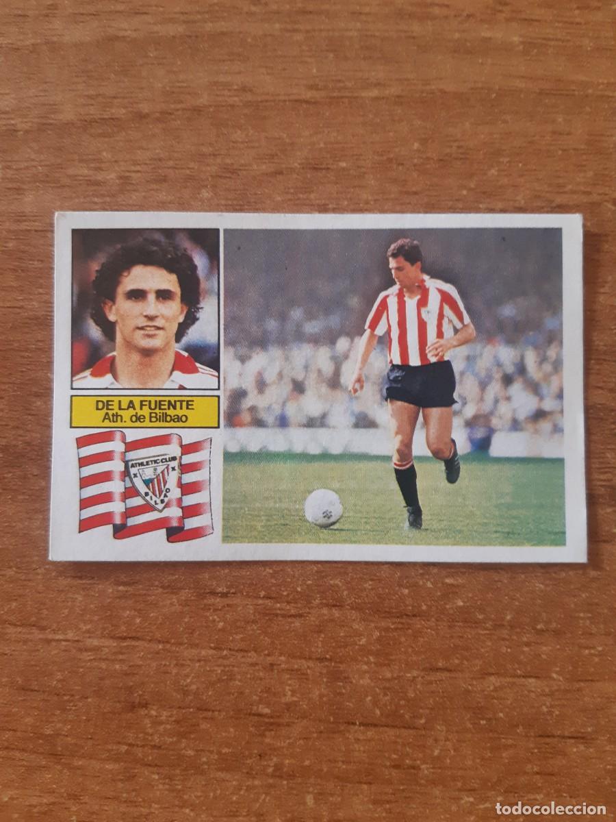 Cromos de f&uacute;tbol: De La Fuente (Athletic Bilbao) Liga 82-83 ESTE. Nunca pegado, sin pegar