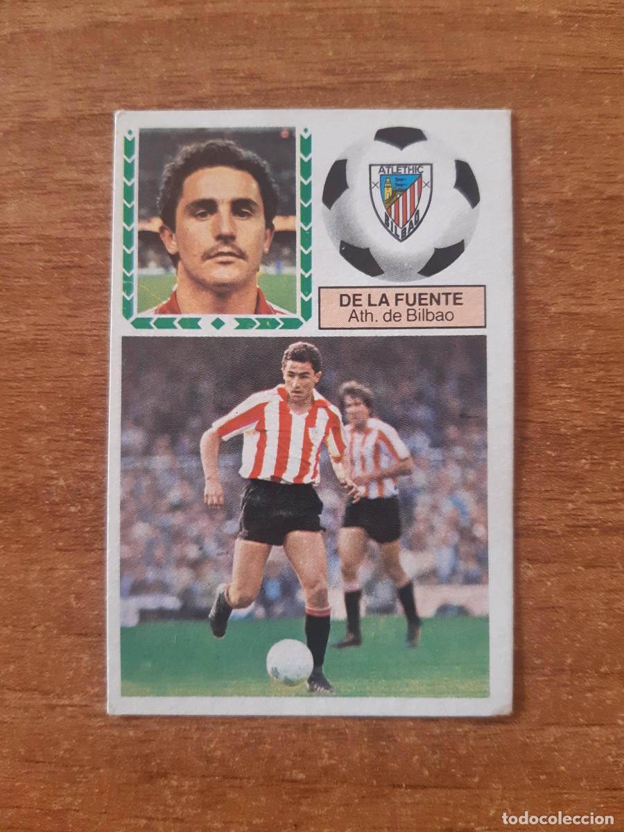 Cromos de f&uacute;tbol: De La Fuente (Athletic Bilbao) Liga 83-84 ESTE. Nunca pegado, sin pegar